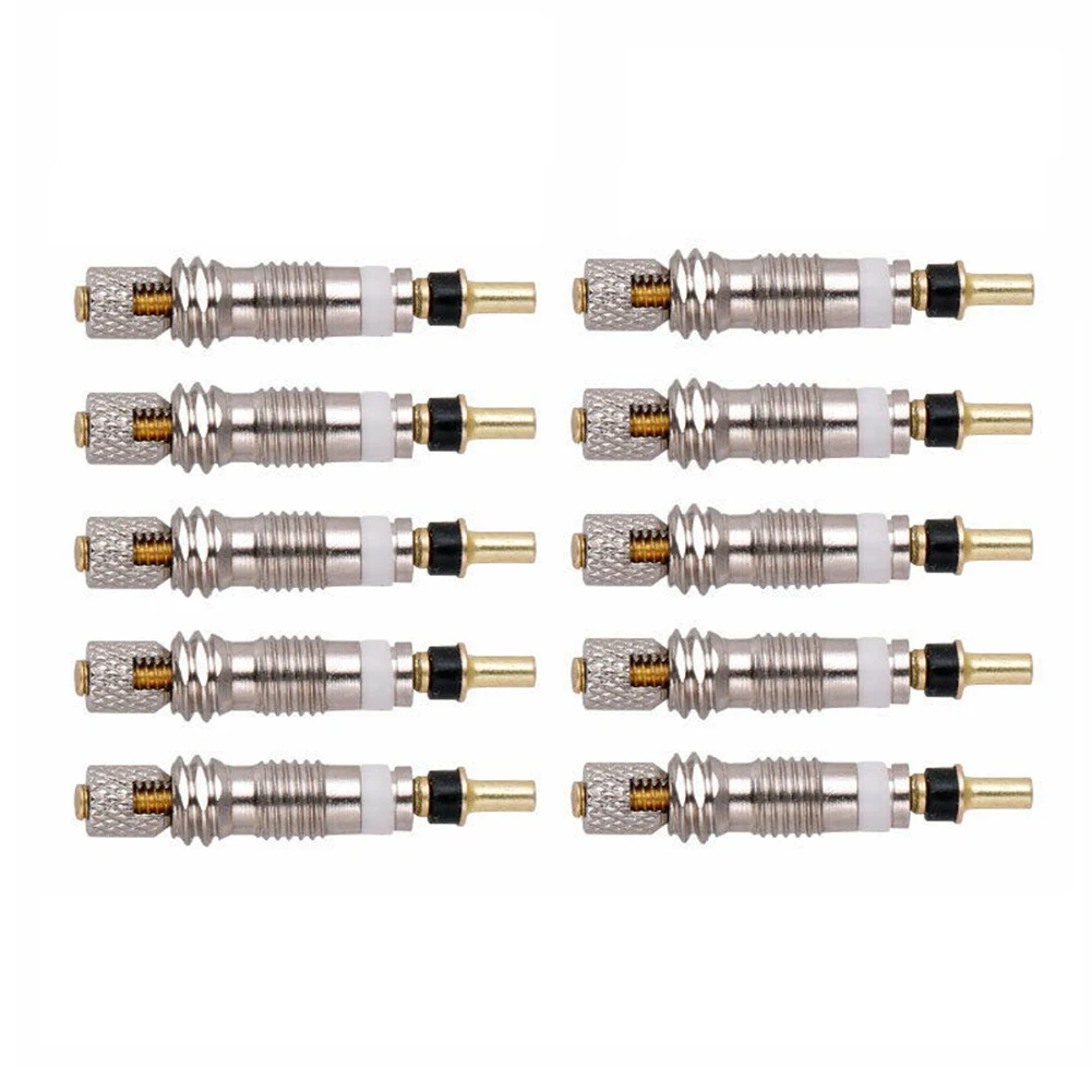 

2/5/10 шт. латунный французский клапан Presta сердечники MTB Горный шоссейный велосипед FV ремонт запасных частей велосипедная шина воздушный клап...