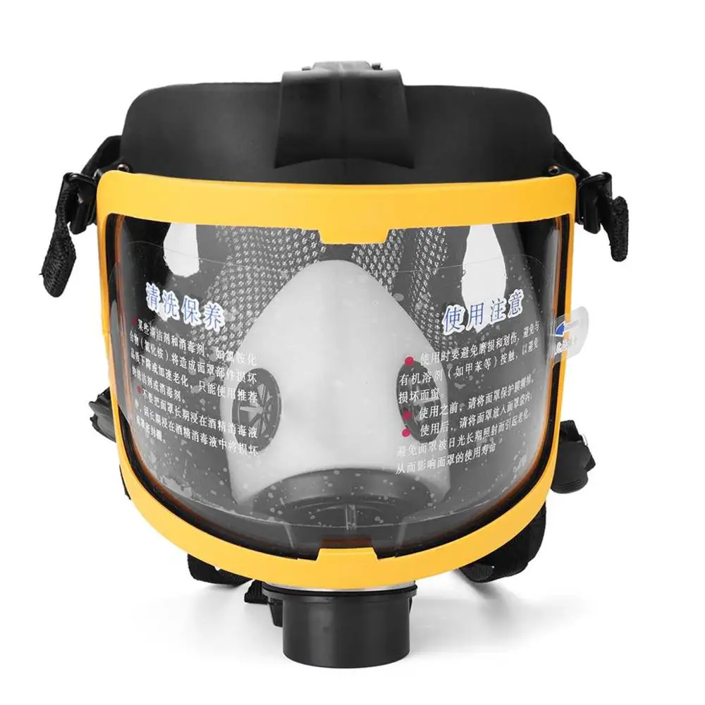 Electric Constant Air Flow Supplied Fed Full Face Gas Mask Respirator System Protective respirator Workplace Safety Device | Безопасность