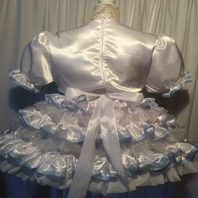 Tailored sissy Maid Adult Baby festive CD / TV embellishment dress for measurement |