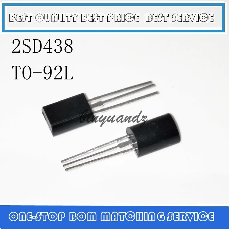 

30 шт.-100 шт. 2SD438 D438 Силовые транзисторы NPN TO-92L 100V 0.7A