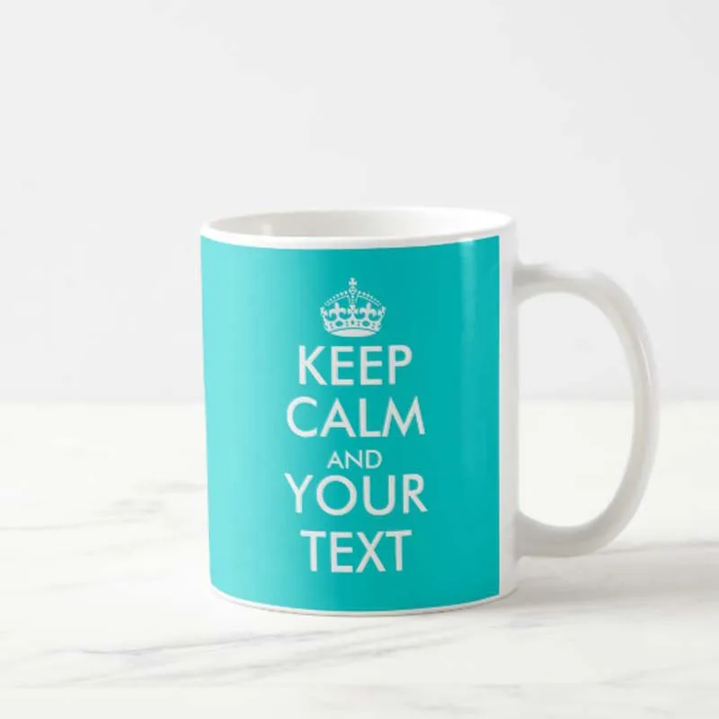 Персонализируемая кружка с надписью Keep Calm чайная чашка для чая милые забавные
