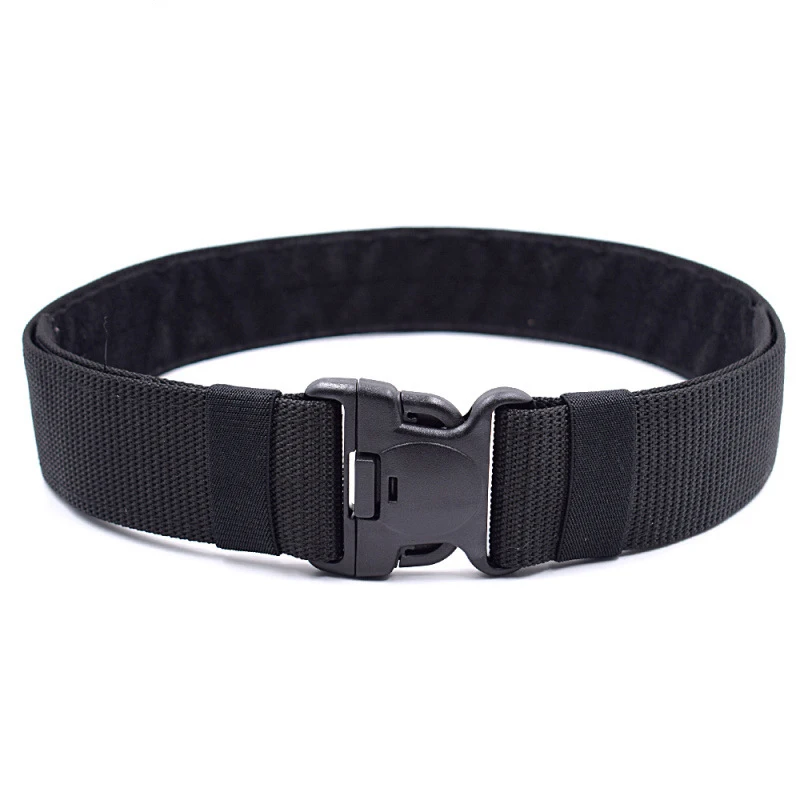 140cm Outdoor Tactical Belt Men's Military Army Thicken Canvas Adjustable Waistband Men Women Sport Military Plastic Buckle Belt