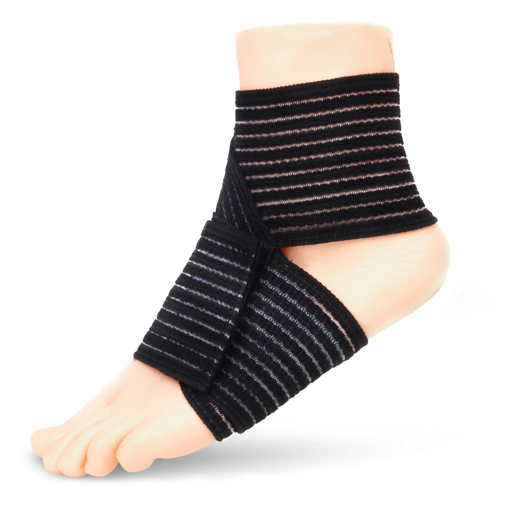 

1pc Ankle Support Wrap Compression Wrapping Bandage 70CM---Black