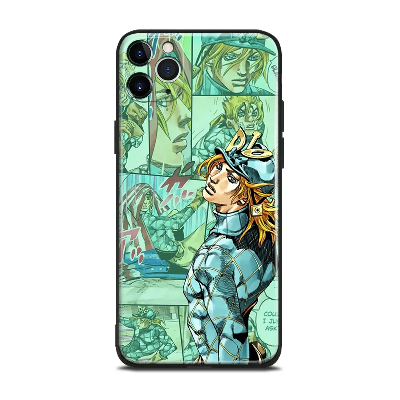 Diego Brando jojo anime For iPhone se 6 6s 7 8 plus x xr xs 11 pro max soft silicone phone case cover shell images - 6