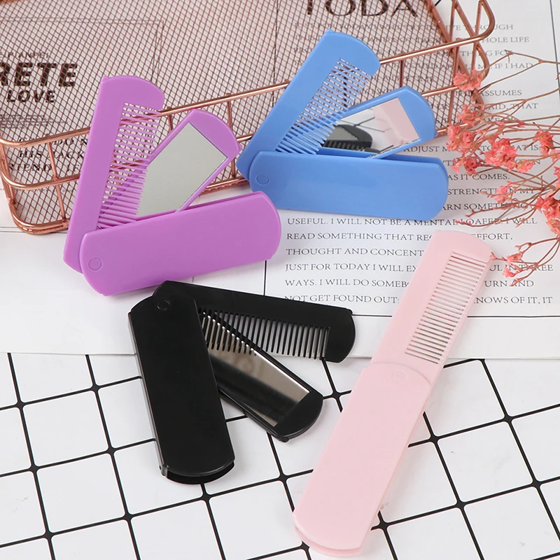 Профессиональная Складная Щетка для волос дорожная расческа портативная