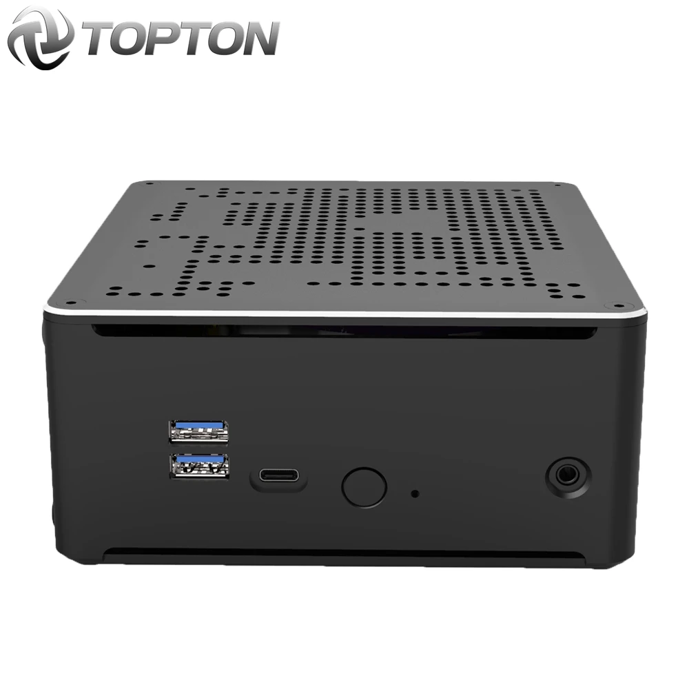 Новый мини-компьютер S210 Intel i7 8850H Xeon E-2186M 2 Lans * DDR4 M.2 NVME + 1*2 5 ''SATA игровой ПК Win10