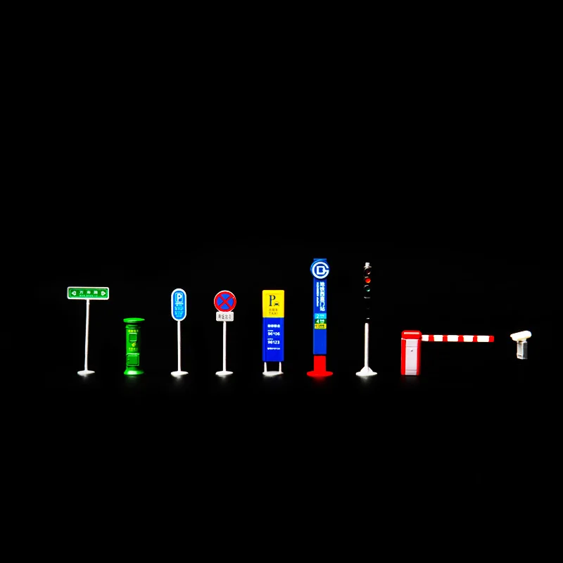 Модель препятствий 1/64 модель автомобильного дорожного движения с имитацией