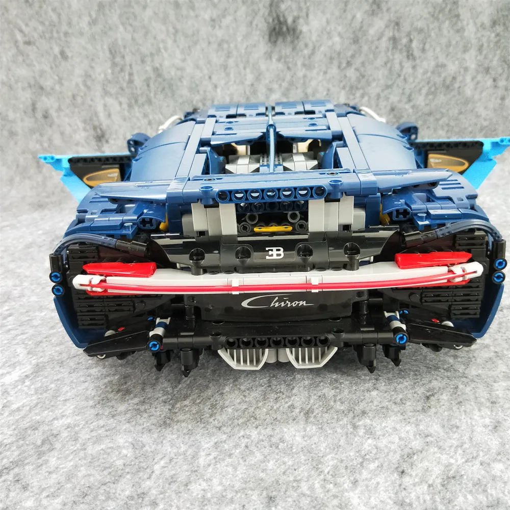 MOC 42083 Bugatti Chiron Technic гоночный автомобиль приложение RC двигатель совместимый Iegoset 20086 Кирпичи Строительные блоки игрушки рождественские подарки