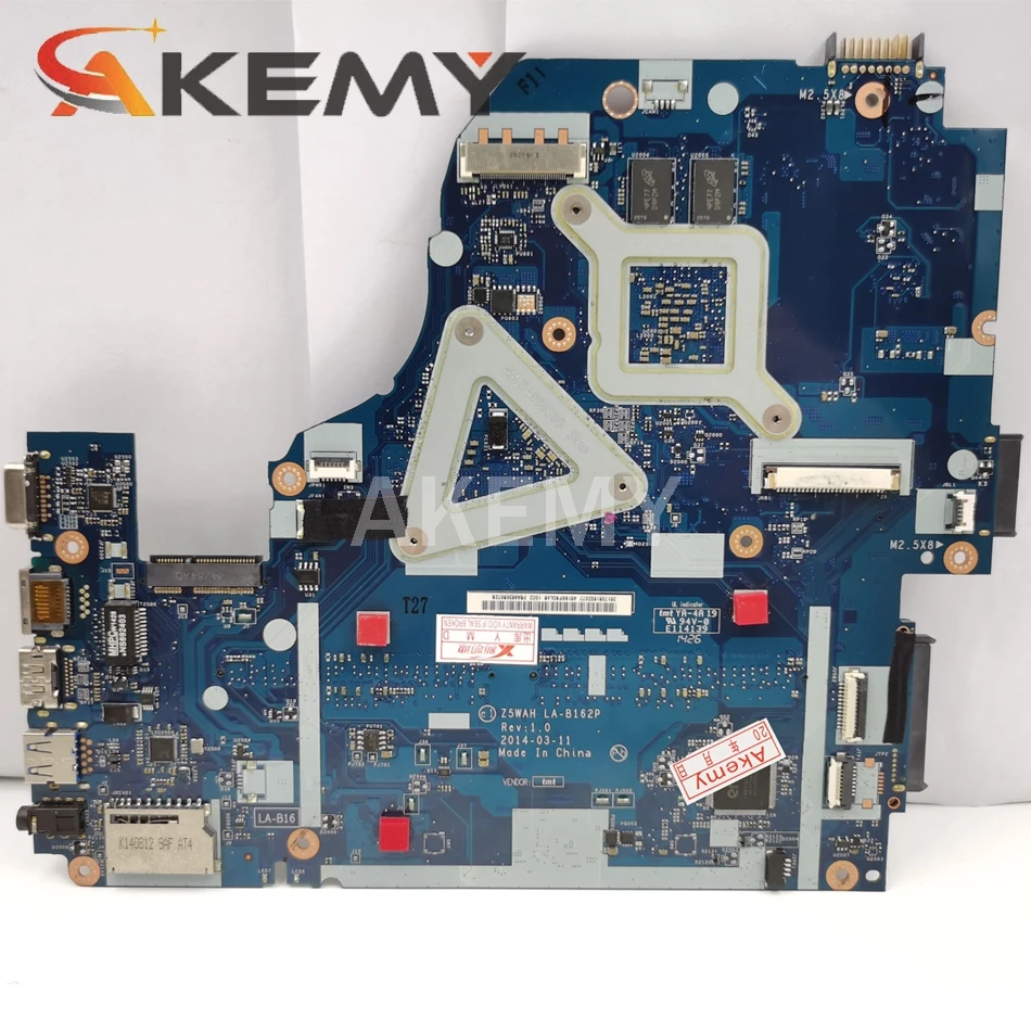 

Akemy For Acer aspire E1-572 E1-572G Laptop Motherboard Z5WAH LA-B162P NBMLC11004 Main Board I5-4210U CPU HM86 820M gpu DDR3L
