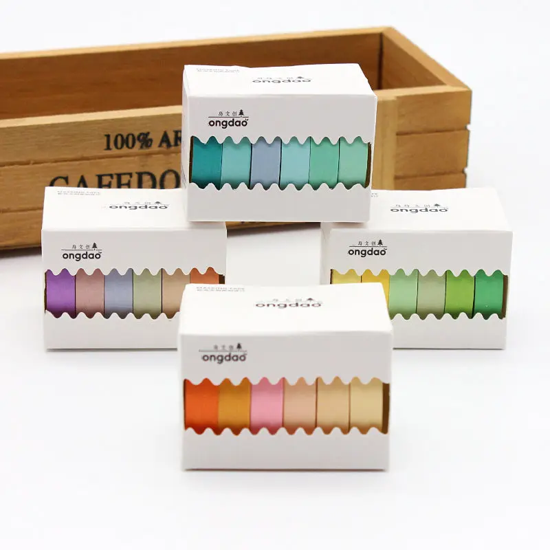 6 рулонов/набор Маскировочная лента для коллажей | Дом и сад