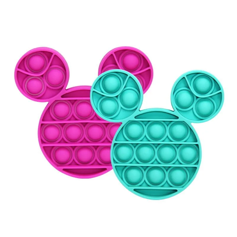 

Push Bubble Sensory Toy Autism Needs Squishy Stress Reliever Toys Adult Kid Mickey Anti-stress Fidget Reliver Stress