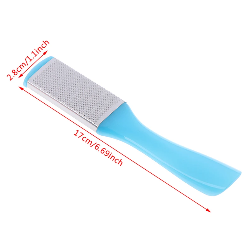 

Stainless Steel Pedicure Foot Sided File Hard Dead Rough Skin Remover Multifuncational Foot File Foot Care Tool