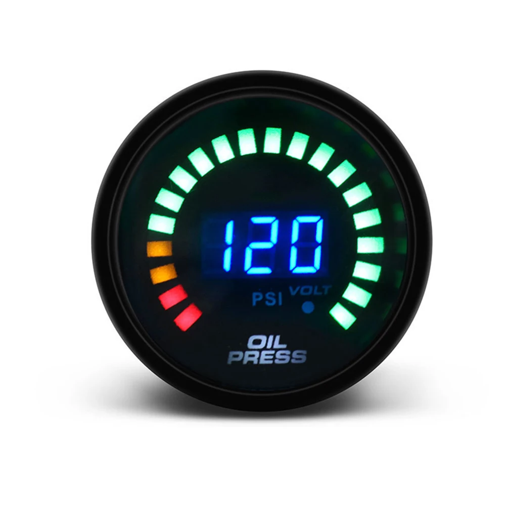 Гоночный Масляный Пресс метр Манометр весы со светодиодным дисплеем Цифровой