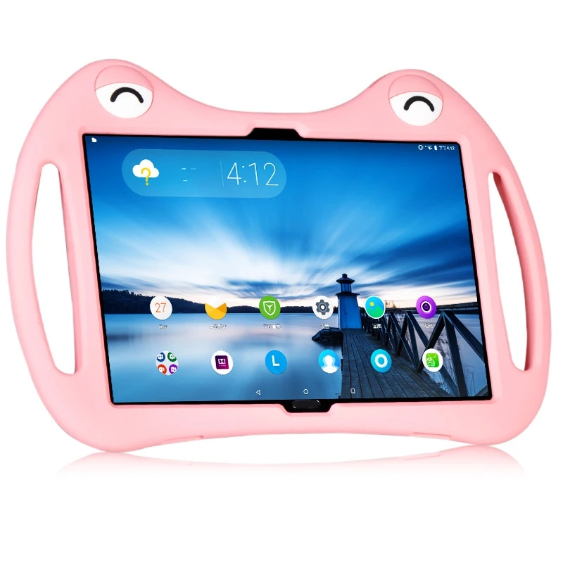 

Tablet Case for Lenovo M10 TB-X605 P10 TB-X705 10.1 Inch Tablet Handle Design Silicone Case Tablet Stand with Pen Slot