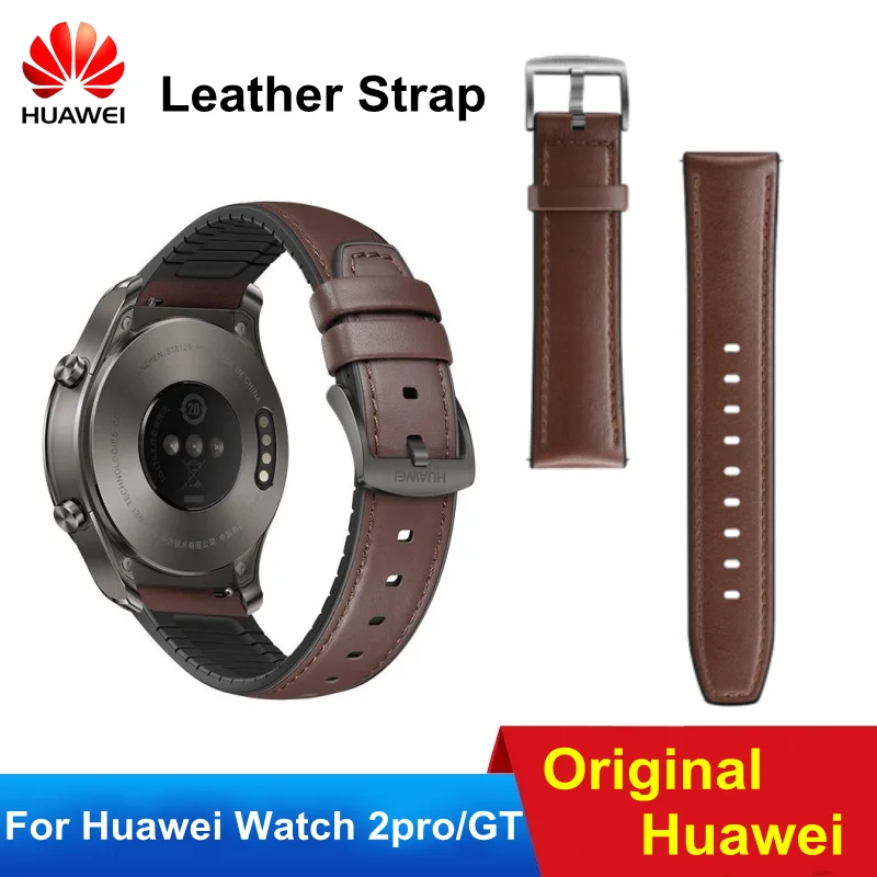 22 мм кожаный и силиконовый ремешок для часов Huawei GT Honor Watch Magic / Dream Band