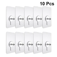 10pcs punch free non marking screw stickers wall picture hook invisible traceless hardwall drywall picture hanging kit