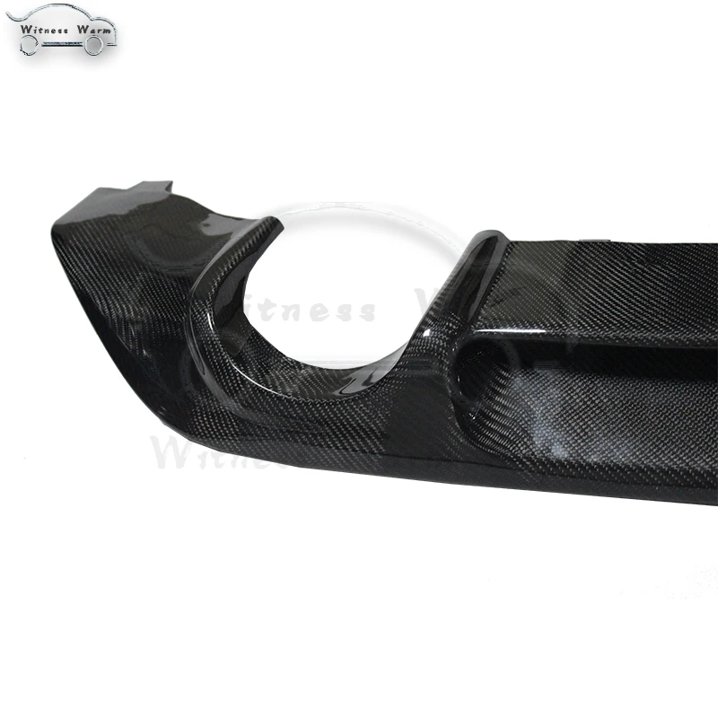 Углеродное волокно Автомобильный задний бампер диффузор спойлер для Volkswagen Scirocco