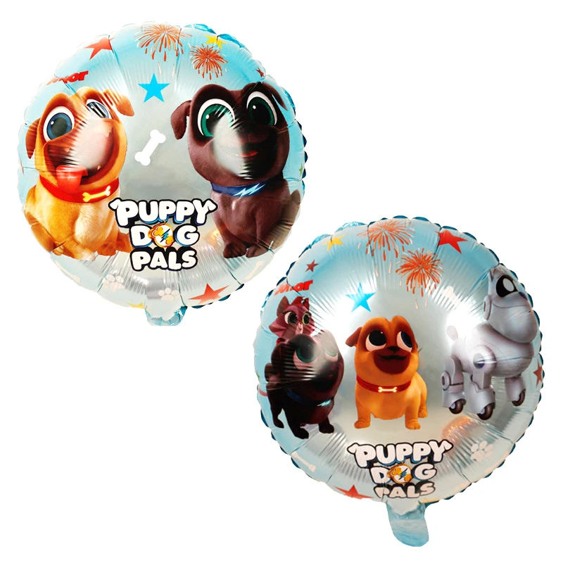 

5pcs/lot Birthday Party Decoration Puppy Dog Pals Theme 18 Inches Aluminum Foil Balloons Baby Shower Events Boys Favors Ballon