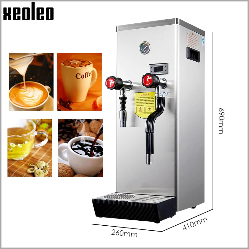 Xeoleo коммерческий S чай m водонагреватель из нержавеющей стали машина teapresso молочная Пена Машина Для Пузырькового чая 2800 Вт/10 л кофемашина