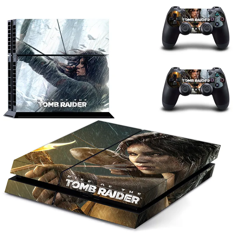 Наклейка s Rise of The Tomb Raider наклейка для PS4 PS 4 Play station Pegatinas консоли playstation и 2