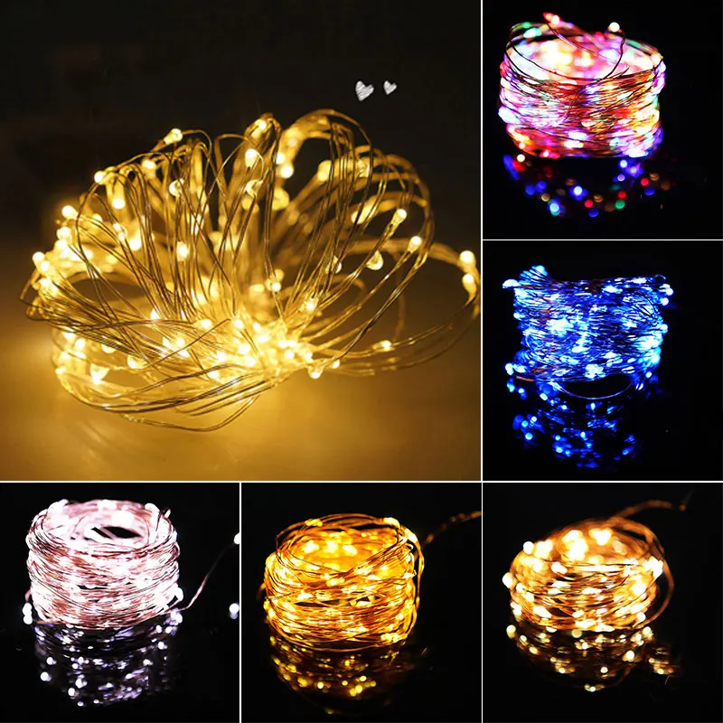 

Copper Wire Usb Rgb Led Strip Light For Home Indoor Bedroom Decoration 2/3/5/10M Led Strip Fairy Lights Christmas Garland