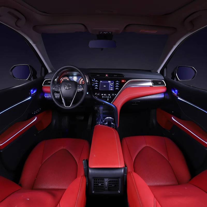 Lsrtw2017 для автомобиль Toyota Camry интерьер двери области атмосферу свет декоративные