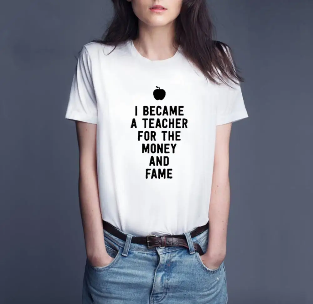 Mrs win I стала учителем денег и известности футболка для женщин Humour забавная Femme