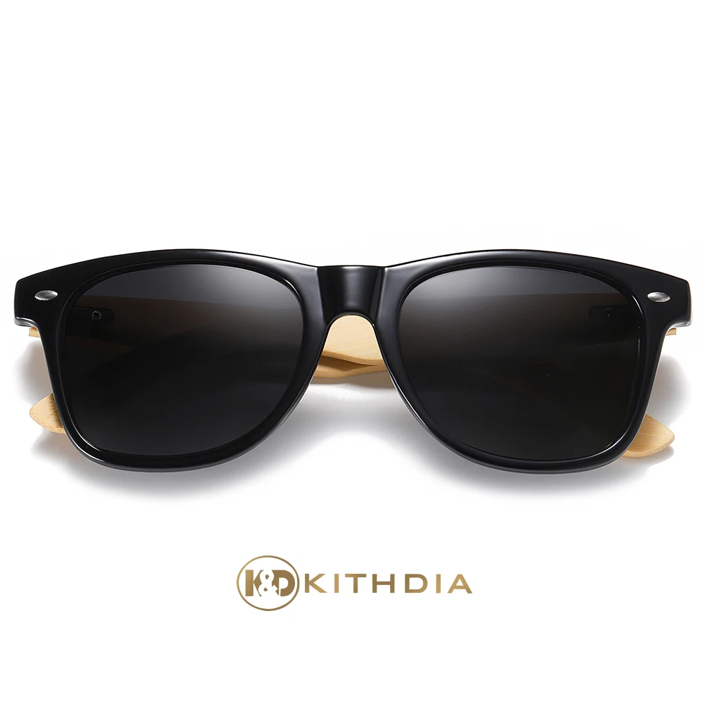 

Kithdia Bamboo Sunglasses Men Wooden Sun glasses Women Brand Original Wood Temple Glasses Oculos de sol masculino