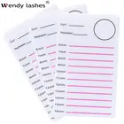 Палитра акриловых ресниц для наращивания, инструменты для макияжа, подставка для клея для ресниц