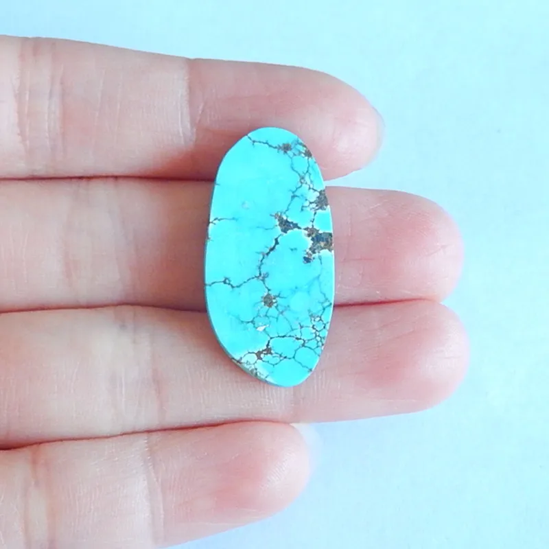 

Sale, Gems Turquoise Cabochon Bead,Jewelry Pendant Cabochon For making 30x15x5mm,3.6g