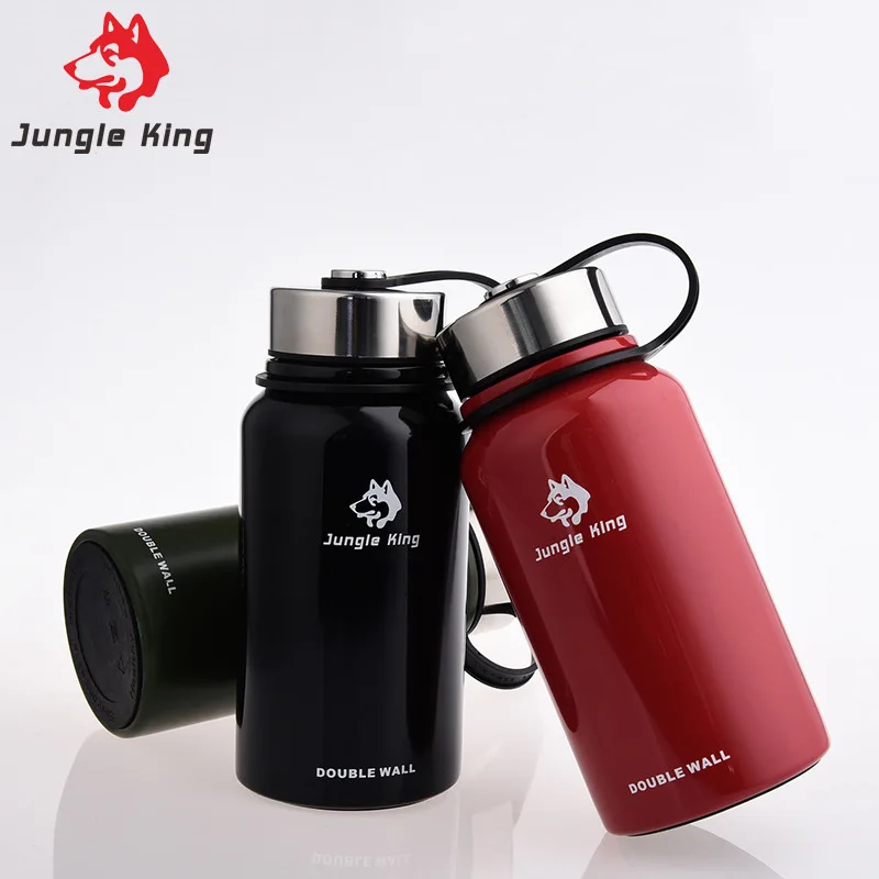 

Jungle King New 600ML Outdoor winter travel insulation cup 304 stainless steel insulation pot, camping male and female thermos