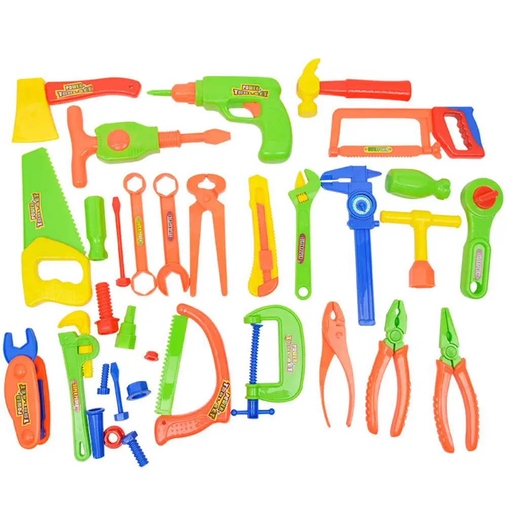 33pcs/set Children Simulation Repair Kit Child Toy Set Electric Tool | Игрушки и хобби