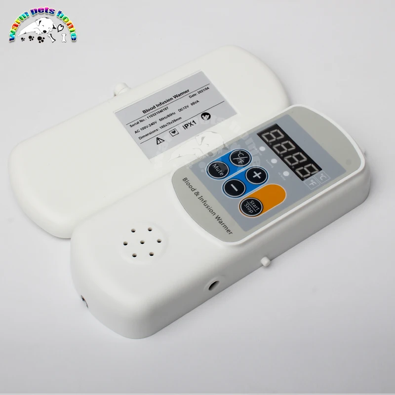 Sistema de infusi&oacute;n con pantalla LCD, calentador de sangre y de infusi&oacute;n, equipo veterinario-1