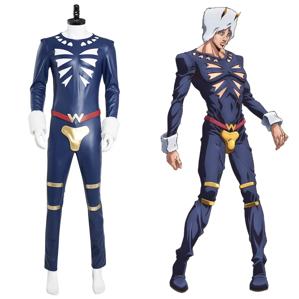 

Костюм для косплея с надписью «Невероятные приключения Джоджо-камень»