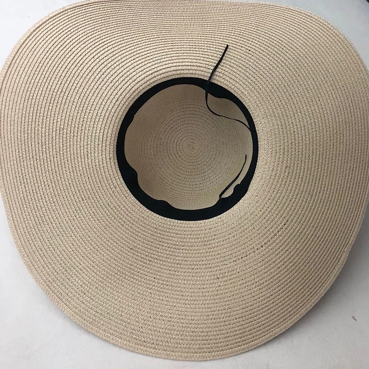 

LVTZJ Summer straw hat women big wide brim beach Caps sun hats foldable sun block UV protection panama hat bone chapeu feminino