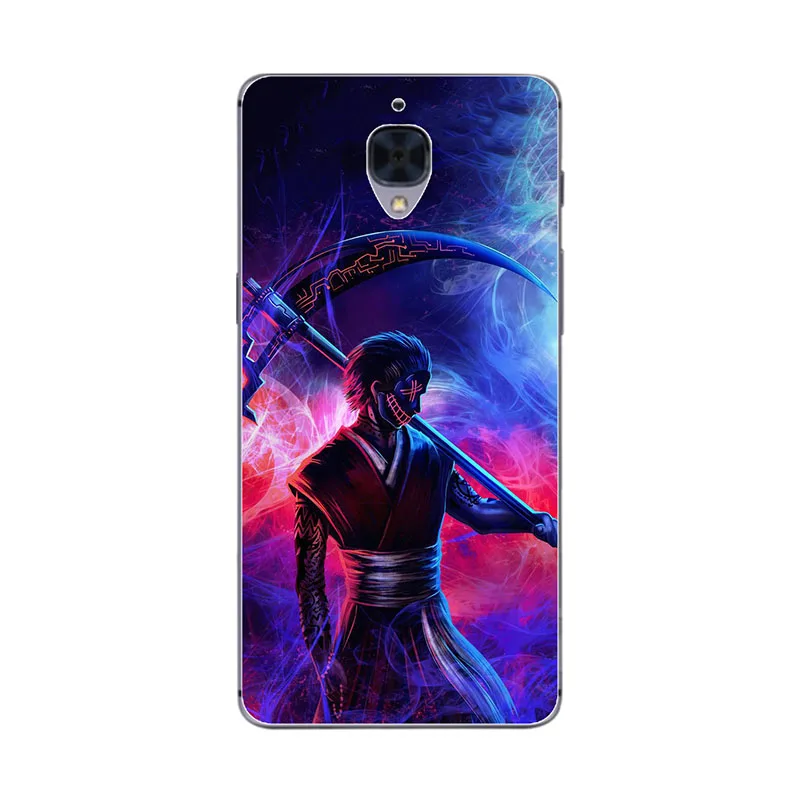 Чехол для Oneplus Three / One Plus 3 3T A3003 мягкий чехол из ТПУ с мультяшным рисунком OnePLus 1