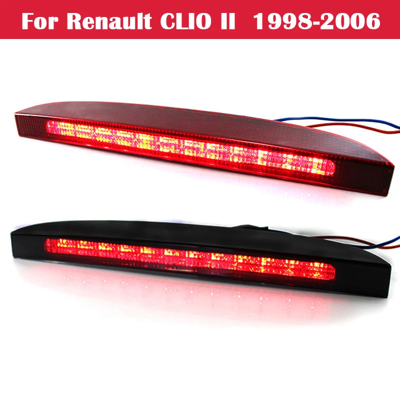 

Rear High Third Brake Stop Light Red/Black LED 3rd Third Brake Light For Renault CLIO II 1998-2006