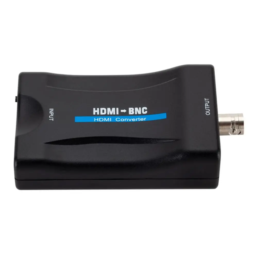 DigiYes Black HDMI to BNC Composite Video Signal Converter Adapter VHS DVD Player Support PAL / NTSC Multifunctiom Durable | Электроника