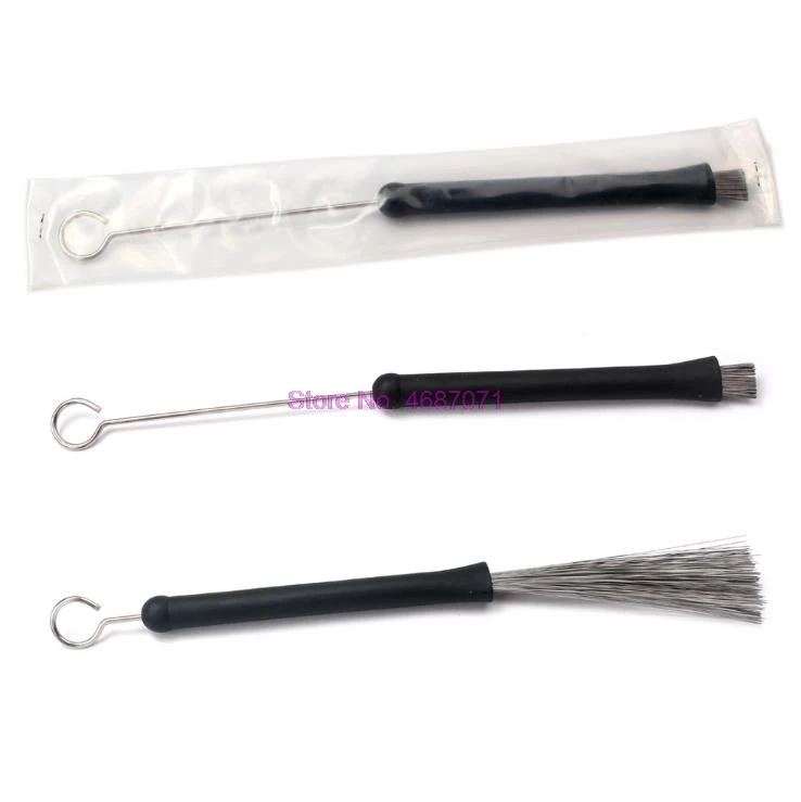 По DHL 200 пара Выдвижная петля концевые барабанные щетки для джазового барабана