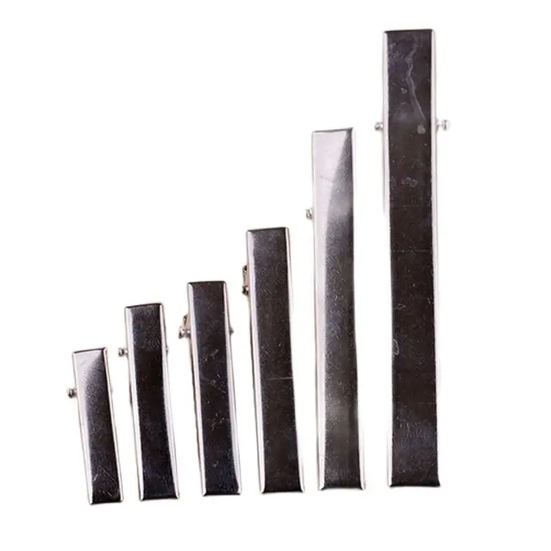 Металлическая Заколка-крокодил с одним зубцом заколка-крокодил для бантов