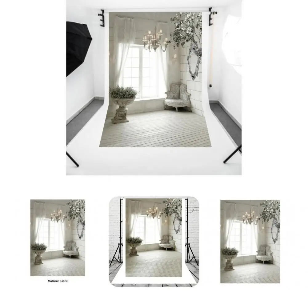 

Fine Workmanship Photography Backdrop Photoshoot Props 3D Effect Premium Retro Window Brick Wall Photo Shoot Backdrop