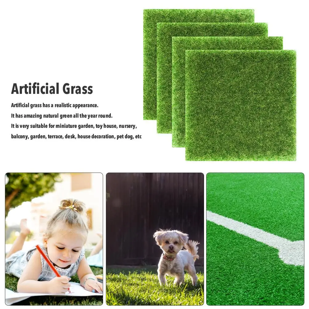 Artificial Grass Outdoor Garden Landscape Turf Indoor Lawn Balcony Synthetic Mat For Courtyard | Дом и сад