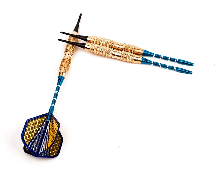 YEZLIEYING 3PC профессиональный дартс 18 г безопасности мягкий дартс в помещении электронный дартс из алюминиевого сплава мягкий дартс