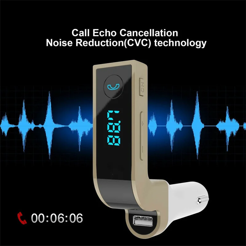 Автомобильный комплект Bluetooth Handsfree FM передатчик прикуриватель Тип радио MP3-плеер