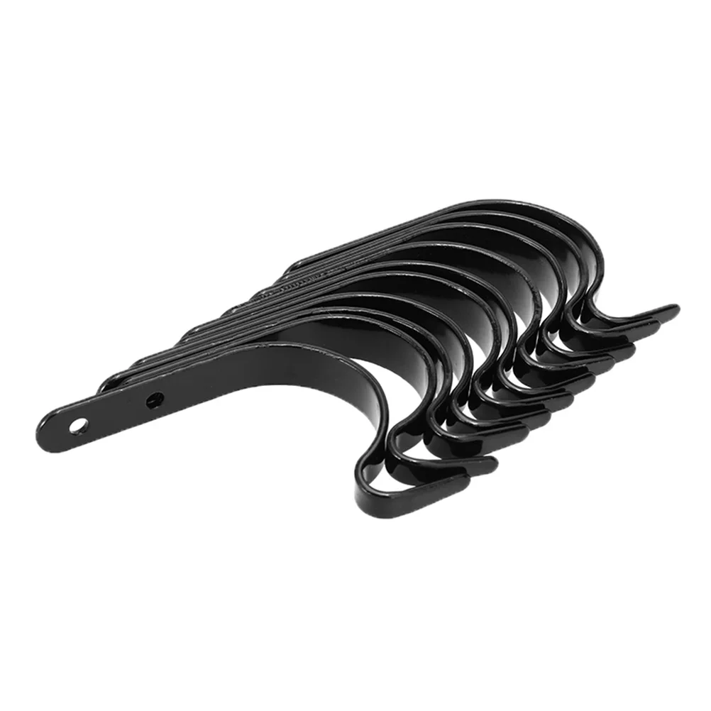 

10Pcs Metal Hooks J-Hook Storage Hook Vintage Wall Hanger Screw Hooks For Bathroom Kitchen Room Cloth Towel Rack Coat Holder HOT