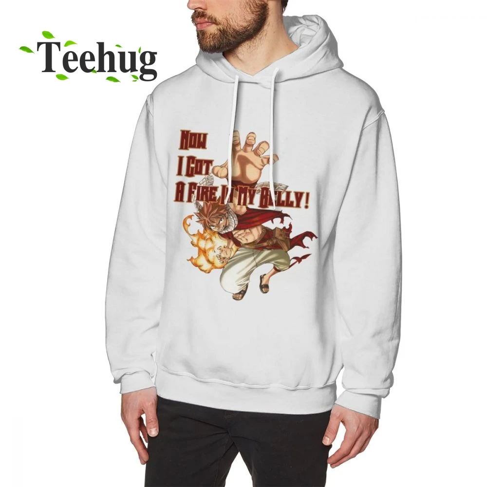

Casual Hoodies Unisex Fairy Tail-Natsu Long Sleeve Popular Streetwear For Male