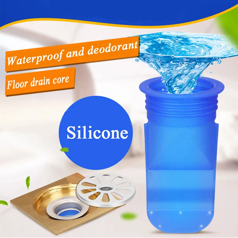 

Multi-size Silicone Kitchen Filter Screen Check Sewer Drainer Deodorization Drain Valve Bathroom Pipe Pest Floor Deodorization
