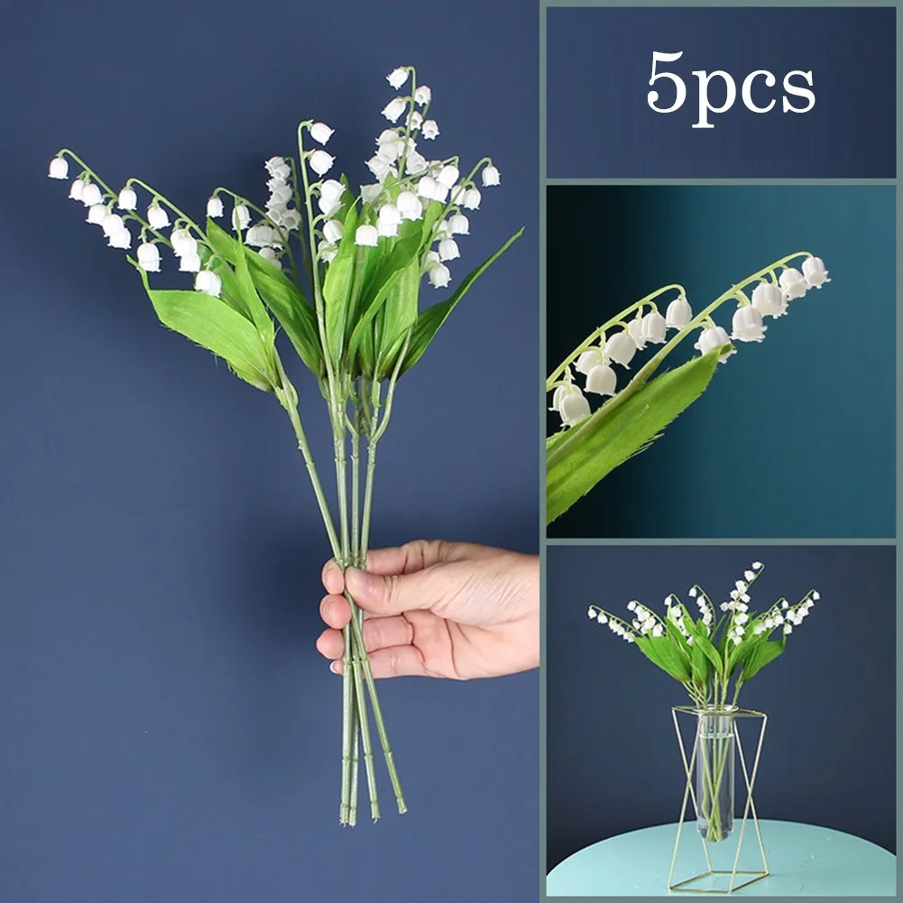 

Artificial Rose Flowers Branches Silk Cloth + Plastic Fake Bouquet Home Wedding Party Garden Table Perfect Home Decoration