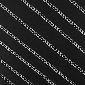 Ожерелье-цепочка из нержавеющей стали, 2,5*3,4 мм, 4 м