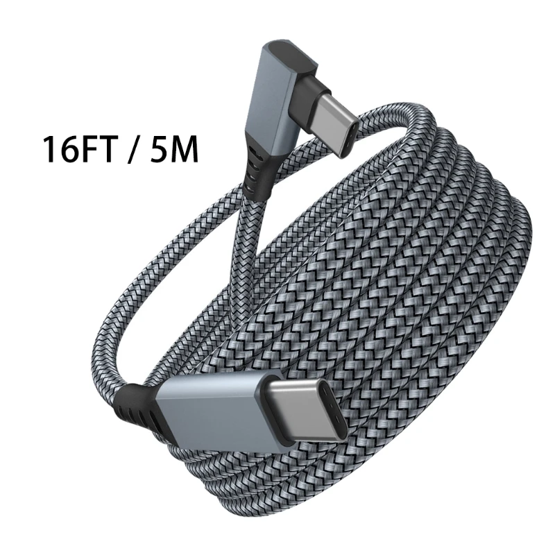 

VR Link Cable Fast Charging For Oculus Quest 2 High-speed Transmission Data Line 5Gbps Data VR Headset USB C